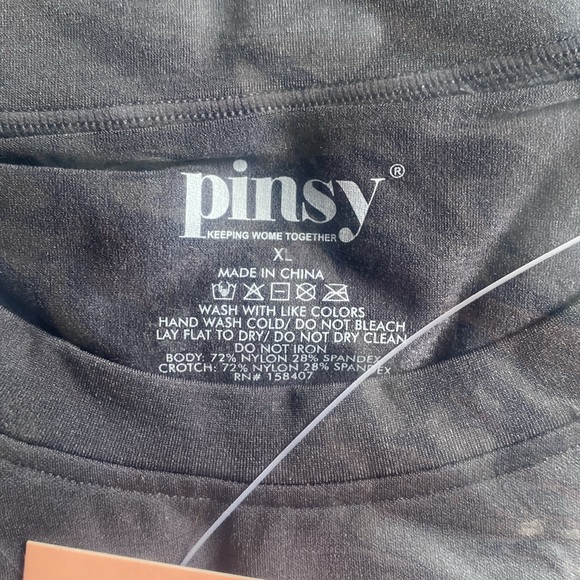 (A9) Pinsy Long Sleeve Butter Sculpt Seamless Shapewear Bodysuit, Grey, XL, NWT - Picture 6 of 8